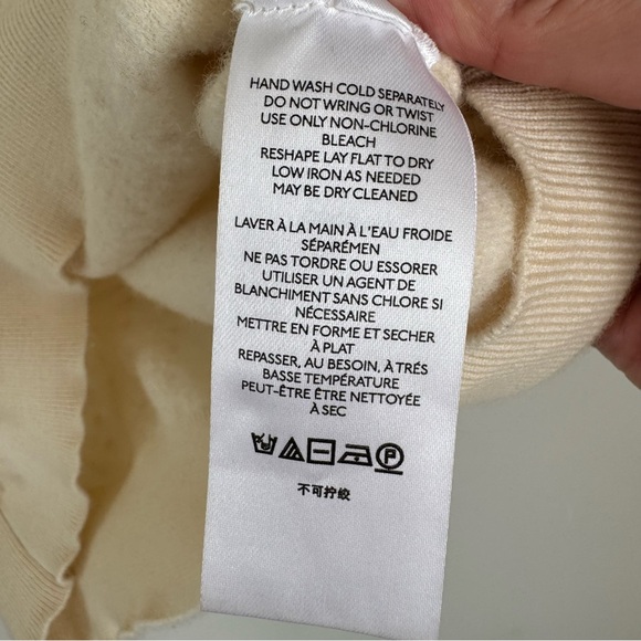 Anthropology Maeve Scottie Textured wool Sweater Tee, size Small - Picture 6 of 12